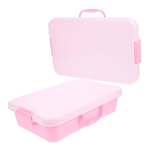 Abaodam 2 Stück Handheld mit Deckel Tragbare Sandspielzeug Aufbewahrungsbox für Spiel im Freien und Sichere Lagerung von Sandspielzeug von Abaodam