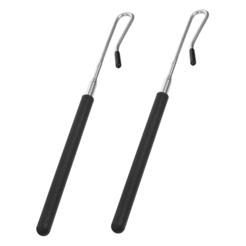 Abaodam 2 Stück Handpuppen-Joystick Handstange Zur Steuerung des Puppenarms Kontrolle Über Den Arm Der Marionette Zubehör Für Puppenstangen Puppenmanipulationsstangen Plastik Black von Abaodam
