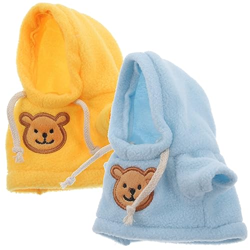 Abaodam 2 Stück Kleines Plüschbären-Kostüm Stofftier-Outfit Puppe Kapuzenpullover Kleidung T-Shirt Bären-Kapuzenpullover Niedliche Kleine Kleidung DIY-Bärenspielzeug Für 20 cm Große Abaodam 2 Stück Kleines Plüschbären-Kostüm Stofftier-Outfit Puppe Kapuzenpullover Kleidung T-Shirt Bären-Kapuzenpullover Niedliche Kleine Kleidung DIY-Bärenspielzeug Für 20 cm Große von Abaodam