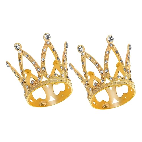 Abaodam 2 Stück Mini Kronen Strass Kronen Tortenaufsätze für Kuchen Deko Glamouröse Dekoration für Partys Hochzeiten Geburtstagsfeiern und Babypartys Abaodam 2 Stück Mini Kronen Strass Kronen Tortenaufsätze für Kuchen Deko Glamouröse Dekoration für Partys Hochzeiten Geburtstagsfeiern und Babypartys von Abaodam