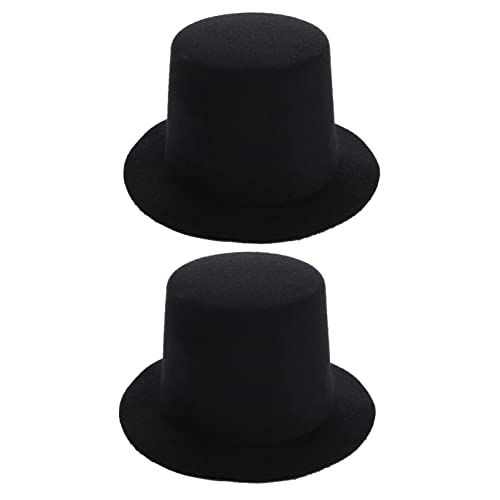 Abaodam 2 Stück Mini Puppenhüte DIY Kostüm Accessoires für Puppen für Bastelarbeiten Dekoration und Schulprojekte Schwarze Mini Hüte für Kreative Abaodam 2 Stück Mini Puppenhüte DIY Kostüm Accessoires für Puppen für Bastelarbeiten Dekoration und Schulprojekte Schwarze Mini Hüte für Kreative von Abaodam