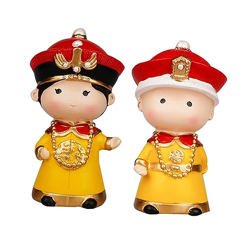 Abaodam 2 Stück Palast Ornamente Retro Geburtstagstorten Dekorationen Kuchen Ornamente Auto Dekoration Ornament Party Zubehör Retro Kuchen Picker Auto Ornamente Kuchen von Abaodam