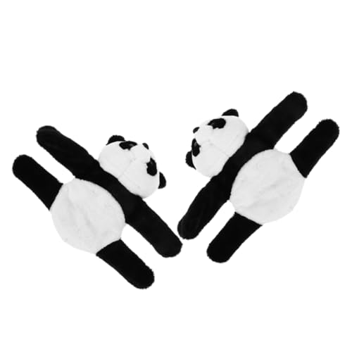 Abaodam 2 Stücke Plüsch Panda Slap Armband Cartoon Tiermotiv Stofftier Partygeschenk für Kinder Abaodam 2 Stücke Plüsch Panda Slap Armband Cartoon Tiermotiv Stofftier Partygeschenk für Kinder von Abaodam