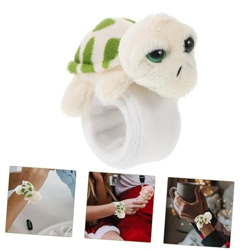 Abaodam 2 Stück Plüsch Schildkröten Schnapparmband Lustiges Stofftier Armband Weiches DIY Slap Wristband Sicherer Party Mitgebsel für Kindergeburtstag Halloween Weihnachten Abaodam 2 Stück Plüsch Schildkröten Schnapparmband Lustiges Stofftier Armband Weiches DIY Slap Wristband Sicherer Party Mitgebsel für Kindergeburtstag Halloween Weihnachten von Abaodam