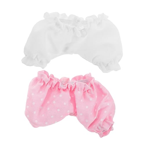 Abaodam 2 Stück Puppenkürbiskhose Kleidung Für Babys Puppe Verkleiden Sich Kleidung Zubehör Für Puppenkostüme Zubehör Für Babypuppen Polyester von Abaodam