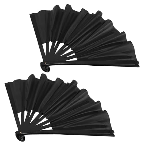 Abaodam 2 Stück Tai Chi Handfächer Handfächer Für Damen Faltbarer Festival Fächer Kung Fu Faltfächer Dekorative Faltfächer Wushu Tanz Performance Fächer Faltfächer Für Damen Stoff Schwarz Abaodam 2 Stück Tai Chi Handfächer Handfächer Für Damen Faltbarer Festival Fächer Kung Fu Faltfächer Dekorative Faltfächer Wushu Tanz Performance Fächer Faltfächer Für Damen Stoff Schwarz von Abaodam
