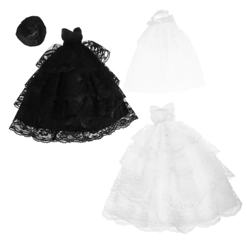 Abaodam 2 Stück Teiliges Handgefertigtes Mini Hochzeitskleid in Weiß und Schwarz Spitzen Prinzessin Abendkleid für Kleine Mädchen Puppen Anime Modell Kleidung für Sammelfiguren Abaodam 2 Stück Teiliges Handgefertigtes Mini Hochzeitskleid in Weiß und Schwarz Spitzen Prinzessin Abendkleid für Kleine Mädchen Puppen Anime Modell Kleidung für Sammelfiguren von Abaodam