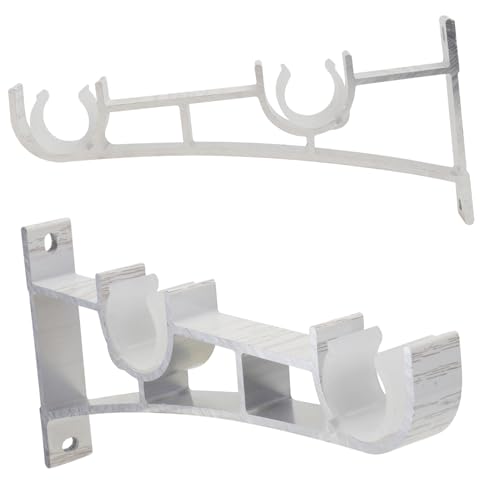 Abaodam 2 Stücke Halterung für Gardinenstange Weiß Vorhanghalter für Vorhänge Klammern Gardinenstangenhalter Stand Vorhanghalterung aus Aluminiumlegierung Vorhangschienen Abaodam 2 Stücke Halterung für Gardinenstange Weiß Vorhanghalter für Vorhänge Klammern Gardinenstangenhalter Stand Vorhanghalterung aus Aluminiumlegierung Vorhangschienen von Abaodam