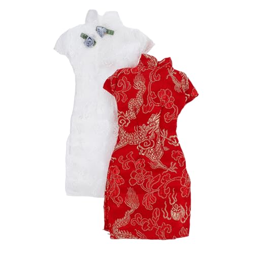 Abaodam 2 Stücke Puppe Cheongsam Spielzeugpuppenkostüm Puppenkleid Kleidung Für Spielzeugpuppen Kompakte Puppenkleidung Austauschbare Puppenkleidung Puppenkleid Für Mädchen Stoff Abaodam 2 Stücke Puppe Cheongsam Spielzeugpuppenkostüm Puppenkleid Kleidung Für Spielzeugpuppen Kompakte Puppenkleidung Austauschbare Puppenkleidung Puppenkleid Für Mädchen Stoff von Abaodam