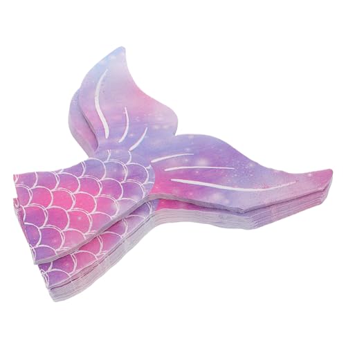 Abaodam 20 Blech Meerjungfrau Schwanzpapier Servietten Für Geburtstagsfeier Mermaid Party Bevorzugt Niedliche Ozeantier -servietten Meerjungfrau Dekorationen Abaodam 20 Blech Meerjungfrau Schwanzpapier Servietten Für Geburtstagsfeier Mermaid Party Bevorzugt Niedliche Ozeantier -servietten Meerjungfrau Dekorationen von Abaodam