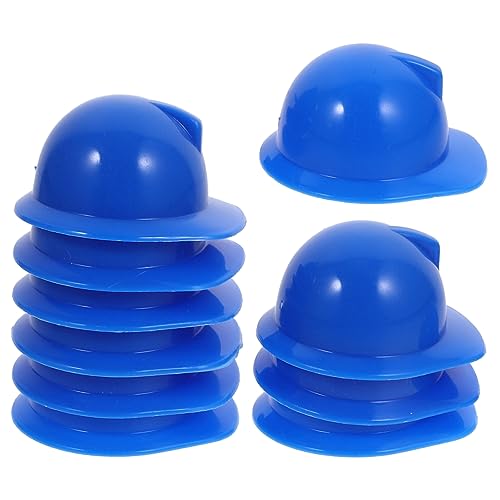 Abaodam 20 Stk Mini-Spielzeughelm Modell Spielzeugpuppenhelm 20 Stück (blau) puppen kleidung puppen klamotten Puppenbaumütze Miniaturpuppenhut Haustier Hüte Schutzhelme für Minipuppen von Abaodam