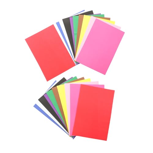 Abaodam 20 Stück Blätter Schwammpapier Scrapbook Zubehör Papier Bunt Bastelschwamm Bastelbedarf Bastelprodukte Papierhandwerk Blumenpresse Papier Bastelbedarf Papierhandwerk von Abaodam