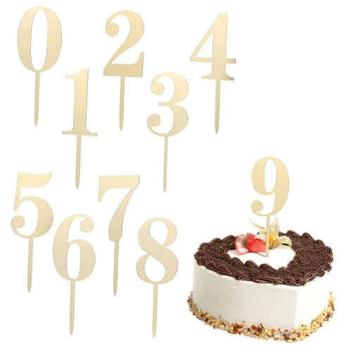 Abaodam Geburtstagstortendekorationen 20 Stück Acryl-zahlen-kuchenaufsätze Elegante Partys Und Besondere Anlässe Abaodam Geburtstagstortendekorationen 20 Stück Acryl-zahlen-kuchenaufsätze Elegante Partys Und Besondere Anlässe von Abaodam