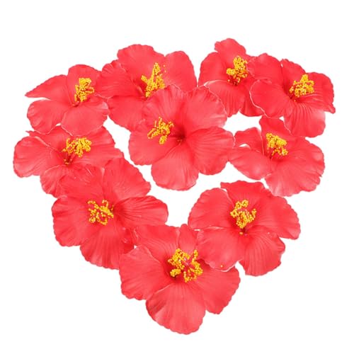 Abaodam 20 Stück Künstliche Hibiskusblüte Hawaiianische Blumendekorationen Gefälschte Hibiskusblüten Hibiscus Blumen Dekoration Hibiskus-simulationsblume Künstliche Sommerblume Eva Rot Abaodam 20 Stück Künstliche Hibiskusblüte Hawaiianische Blumendekorationen Gefälschte Hibiskusblüten Hibiscus Blumen Dekoration Hibiskus-simulationsblume Künstliche Sommerblume Eva Rot von Abaodam
