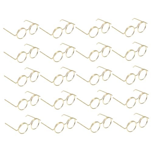 Abaodam 20 Stück Metallbrillen Lametta Mini Rahmen Brillen Puppenbrillen Für Dekoration Puppen Minibrillen Puppenbrillen Ornamente Mini Brillen Für Puppen Puppenbrillen Abaodam 20 Stück Metallbrillen Lametta Mini Rahmen Brillen Puppenbrillen Für Dekoration Puppen Minibrillen Puppenbrillen Ornamente Mini Brillen Für Puppen Puppenbrillen von Abaodam