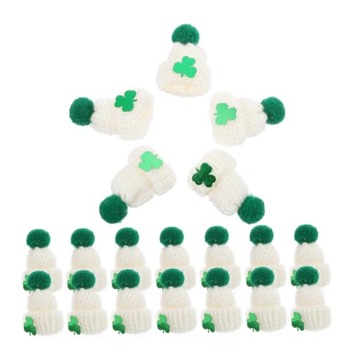 Abaodam 20 Stück Mini-Kappe caps für Fleece Cap Kreativer handgefertigter Hut DIY-Dekorationen Mini-Strickmütze Mini-Puppenhüte Partyzubehör zum St. Patrick's Day Mini-Hut Garn Abaodam 20 Stück Mini-Kappe caps für Fleece Cap Kreativer handgefertigter Hut DIY-Dekorationen Mini-Strickmütze Mini-Puppenhüte Partyzubehör zum St. Patrick's Day Mini-Hut Garn von Abaodam