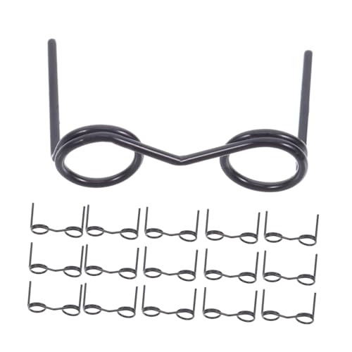 Abaodam 20 Stück Mini Puppenbrillen Runde Ohne Linsen Trendige DIY Accessoires für Puppen Robuste und Leichte Brillen für Bastelarbeiten und Foto Requisiten von Abaodam