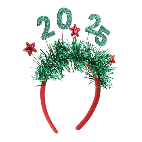 Abaodam 2025 Neujahrs Stirnband Stirnbänder Stirnband Für Neujahr Neujahrs Dekorationen Fotoautomaten Requisiten Silvester Party Kopfbedeckungen Silvester Party Zubehör Grünes Abaodam 2025 Neujahrs Stirnband Stirnbänder Stirnband Für Neujahr Neujahrs Dekorationen Fotoautomaten Requisiten Silvester Party Kopfbedeckungen Silvester Party Zubehör Grünes von Abaodam
