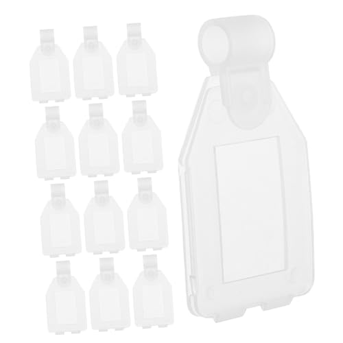 Abaodam 20Stücke Preisschild Halter aus Praktischer Langlebiger Etikettenhalter für Supermärkte Einkaufszentren zur Optimalen Präsentation von Preisinformationen Transparent Abaodam 20Stücke Preisschild Halter aus Praktischer Langlebiger Etikettenhalter für Supermärkte Einkaufszentren zur Optimalen Präsentation von Preisinformationen Transparent von Abaodam