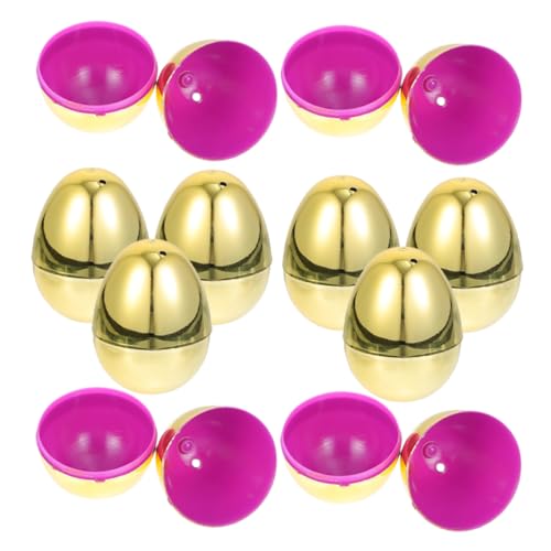 Abaodam 20stücke Befüllbare Ostereier Aus Kunststoff Teiliges in Gold Deko Für Ostern Vielseitig Einsetzbar Für Süßigkeiten Und Tischdekoration Abaodam 20stücke Befüllbare Ostereier Aus Kunststoff Teiliges in Gold Deko Für Ostern Vielseitig Einsetzbar Für Süßigkeiten Und Tischdekoration von Abaodam