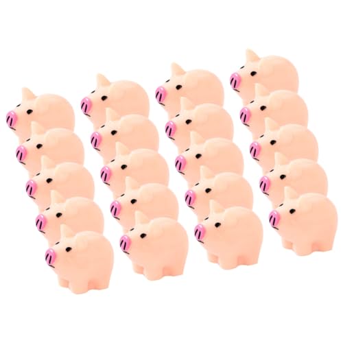 Abaodam 20stücke Miniatur Schwein Figuren Teiliges Resin Piggy Für Mikro-landschaften Niedliche Tierfiguren Für Garten Und Tischdekoration Handgefertigt Süße Mini Schweine Ornamente von Abaodam