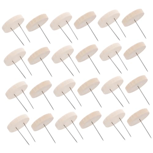 Abaodam 24 Stück Puppenbasisklasse puppenzubehör Puppenständer Puppenhalter Puppenunterstützung Puppenaufsteller Empfangsspitze Gefühlspuppen Stützständer für Puppen hölzern Beige von Abaodam