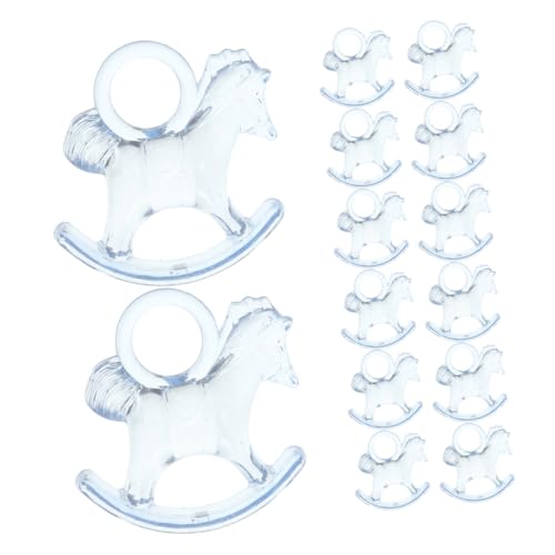 Abaodam 24 Stück Schaukelpferd Schnuller Babyparty Spiele Für Jungen Rosa Cowgirl Party Dekorationen Mit Pferdethema Pferde Party Dekorationen Mini Babys Für Babyparty Spiel von Abaodam