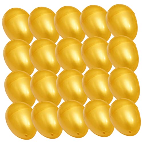 Abaodam 24 Stück Teiliges Goldene Kunststoff Eier Befüllbare Leere Spielzeugeier für Kreative Geschenkverpackung für Ostern Partys DIY Basteln und Schulpreise Stabile Langlebige Abaodam 24 Stück Teiliges Goldene Kunststoff Eier Befüllbare Leere Spielzeugeier für Kreative Geschenkverpackung für Ostern Partys DIY Basteln und Schulpreise Stabile Langlebige von Abaodam