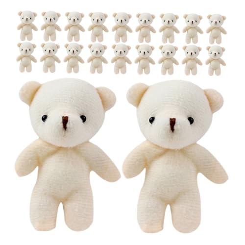 Abaodam 24 Stück Teiliges Mini Bär Anhänger aus Weichem Plüschstoff Niedlicher Schlüsselanhänger und Taschen Deko Langlebiger Kuscheliger Bär Charme für DIY Bastelprojekte und Abaodam 24 Stück Teiliges Mini Bär Anhänger aus Weichem Plüschstoff Niedlicher Schlüsselanhänger und Taschen Deko Langlebiger Kuscheliger Bär Charme für DIY Bastelprojekte und von Abaodam