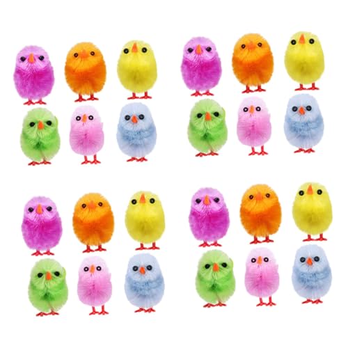 Abaodam 24St Deko- für Küken easter chicks osterbastelei Garten Dekoration Huhn Hähnchen Stofftier Miniaturhühner spielzeuge Osterküken mini gefälschte Osterhühner Samt Abaodam 24St Deko- für Küken easter chicks osterbastelei Garten Dekoration Huhn Hähnchen Stofftier Miniaturhühner spielzeuge Osterküken mini gefälschte Osterhühner Samt von Abaodam