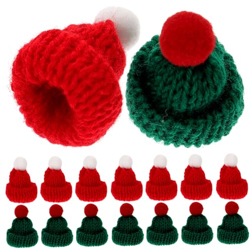 Abaodam 24Stücke Weihnachtsmützen Entzückende Puppenhüte für Weinflaschen Weihnachtsdekoration Kreative Bastelideen für Feierliche Anlässe Abaodam 24Stücke Weihnachtsmützen Entzückende Puppenhüte für Weinflaschen Weihnachtsdekoration Kreative Bastelideen für Feierliche Anlässe von Abaodam