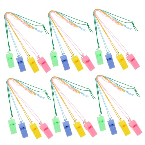 Abaodam 24pcs Fußballparty Pfeife Halsketten Für Kinderlehrer Coaches Outdoor -aktivitäten Laut Und Farbenfrohe Plastikpfeife Für Training Und Notfallgebrauch Abaodam 24pcs Fußballparty Pfeife Halsketten Für Kinderlehrer Coaches Outdoor -aktivitäten Laut Und Farbenfrohe Plastikpfeife Für Training Und Notfallgebrauch von Abaodam