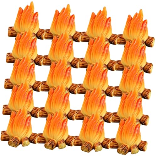 Abaodam 24stücke Mini Feuerstelle Deko Aus Resin Realistische Miniatur Lagerfeuer Ornamente Für Mikrolandschaften Garten Und Weihnachtsdekoration Bastelzubehör Abaodam 24stücke Mini Feuerstelle Deko Aus Resin Realistische Miniatur Lagerfeuer Ornamente Für Mikrolandschaften Garten Und Weihnachtsdekoration Bastelzubehör von Abaodam
