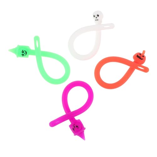 Abaodam 25Stücke Halloween Fidget Sensorisches Stress Nudeln aus Dehnbar und Langlebig für Erwachsene Perfektes Deko Accessoire für Halloween Partys von Abaodam