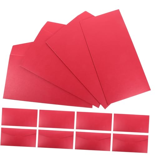 Abaodam 25Stücke Rote Umschläge aus Hochzeitsumschläge für Einladungen Dekorative Umschläge für Feste Passioniertes für Hochzeiten und Feiern Abaodam 25Stücke Rote Umschläge aus Hochzeitsumschläge für Einladungen Dekorative Umschläge für Feste Passioniertes für Hochzeiten und Feiern von Abaodam