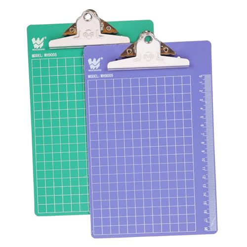 Abaodam 2St Schreibschiene erinnerungsbuch Dateiordner Notizblock Dokumentenmappe aus Kunststoff Klemmbrett Papier-Klemmbrett Schreibtafel für Zwischenablage Pflege Abaodam 2St Schreibschiene erinnerungsbuch Dateiordner Notizblock Dokumentenmappe aus Kunststoff Klemmbrett Papier-Klemmbrett Schreibtafel für Zwischenablage Pflege von Abaodam