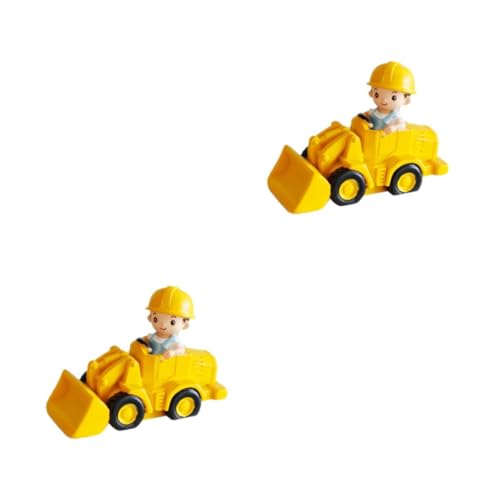 Abaodam 2St Simulations-Bulldozer Lernspielzeug für Baggerspielzeug für Jungen puppenwagen kinderspielzeug auto Baufahrzeug Mini-Engineering-Truck Harz Yellow Abaodam 2St Simulations-Bulldozer Lernspielzeug für Baggerspielzeug für Jungen puppenwagen kinderspielzeug auto Baufahrzeug Mini-Engineering-Truck Harz Yellow von Abaodam