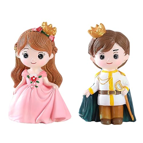 Abaodam 2Stücke Teiliges Prinzessin und Prinz Kuchen Dekorationsset Geburtstagskuchendekoration Partyzubehör aus Langlebigem Harz für Kreative Tischdeko Abaodam 2Stücke Teiliges Prinzessin und Prinz Kuchen Dekorationsset Geburtstagskuchendekoration Partyzubehör aus Langlebigem Harz für Kreative Tischdeko von Abaodam