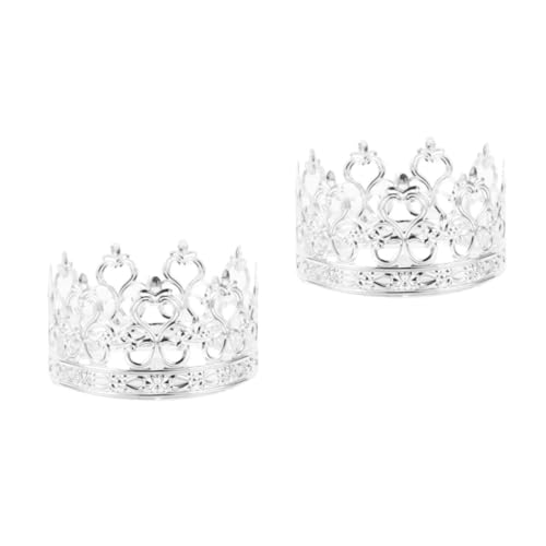 Abaodam 2st Kronenkuchen Dekorieren Prinzessin Cupcake Topper Kronenaufsatz Für Kuchen Kuchendeckel Mit Krone Geburtstagskronen Kronenaufsätze Für Tische Mini-kronen Eisenblech Silver Abaodam 2st Kronenkuchen Dekorieren Prinzessin Cupcake Topper Kronenaufsatz Für Kuchen Kuchendeckel Mit Krone Geburtstagskronen Kronenaufsätze Für Tische Mini-kronen Eisenblech Silver von Abaodam