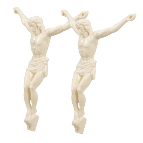 Abaodam 2stücke Kreuz Mit Jesus Skulptur Für Schmuck Und Religiöse Dekoration Für Christliche Kreuze Und Jesus Charms Vielseitig Einsetzbar Abaodam 2stücke Kreuz Mit Jesus Skulptur Für Schmuck Und Religiöse Dekoration Für Christliche Kreuze Und Jesus Charms Vielseitig Einsetzbar von Abaodam