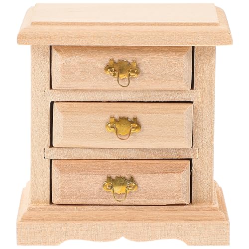 Abaodam 3 STK Nachttisch Modell Kinderspielzeug Mikrospielzeug Vintage Kommode Mini-zubehör Schminktisch Für Puppenstuben Mini- -nachttisch Retro-Spielzeug DIY Holz Einstellen Schublade Abaodam 3 STK Nachttisch Modell Kinderspielzeug Mikrospielzeug Vintage Kommode Mini-zubehör Schminktisch Für Puppenstuben Mini- -nachttisch Retro-Spielzeug DIY Holz Einstellen Schublade von Abaodam