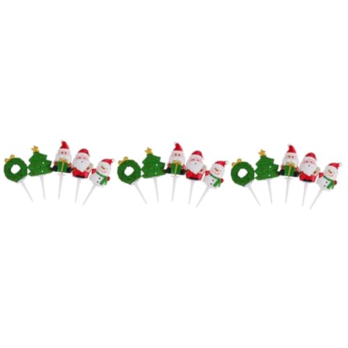 Abaodam 3 Sätze Add- Zum Dekorieren Von Kuchen Kuchendekor Zum Thema Festival Weihnachtskuchen Topper Weihnachtsfondant Weihnachtskuchen Picks Weihnachtsparty Liefert Harz 5 Stück * 3 Abaodam 3 Sätze Add- Zum Dekorieren Von Kuchen Kuchendekor Zum Thema Festival Weihnachtskuchen Topper Weihnachtsfondant Weihnachtskuchen Picks Weihnachtsparty Liefert Harz 5 Stück * 3 von Abaodam