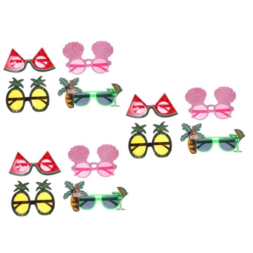 Abaodam 3 Sätze Partybrille Partyzubehör Zum Thema Strand Lustige Brille Luau Tropische Sonnenbrille Lustige Sonnenbrille Party-sonnenbrille Fotokabine Requisiten Brillen Stk 4 Stück * 3 Abaodam 3 Sätze Partybrille Partyzubehör Zum Thema Strand Lustige Brille Luau Tropische Sonnenbrille Lustige Sonnenbrille Party-sonnenbrille Fotokabine Requisiten Brillen Stk 4 Stück * 3 von Abaodam
