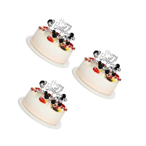 Abaodam 3 Sätze Schwarzgoldene Kuchendekoration Kuchen -topper Mini-ballon-kuchen-topper Tortenaufleger Alles Zum Geburtstag Kuchenkugeln Disco-kugel-kuchendekoration Papier Abaodam 3 Sätze Schwarzgoldene Kuchendekoration Kuchen -topper Mini-ballon-kuchen-topper Tortenaufleger Alles Zum Geburtstag Kuchenkugeln Disco-kugel-kuchendekoration Papier von Abaodam