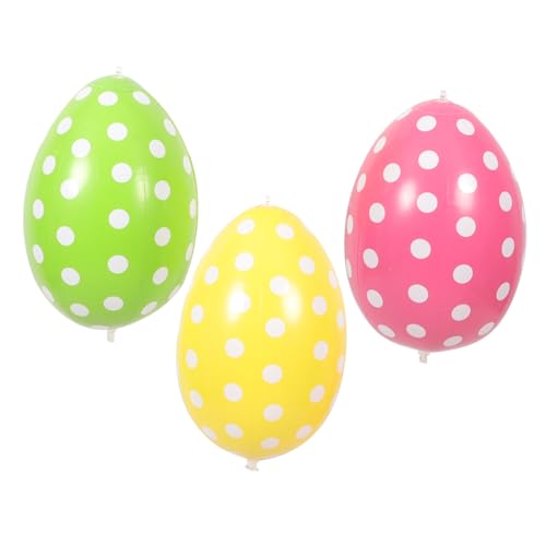 Abaodam 3 Stück Aufblasbare Ostereier Luftballons Dekoration für Ostern für Partys Innen und Außendekoration Foto Requisiten Festliche Abaodam 3 Stück Aufblasbare Ostereier Luftballons Dekoration für Ostern für Partys Innen und Außendekoration Foto Requisiten Festliche von Abaodam