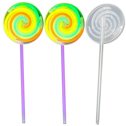 Abaodam 3 Stück Fluoreszierendes Lutscherspielzeug Bunte Lutscherstäbchen Großpackung Mit Aufblasbaren Lutscherstützen Leuchtstäbe Für Leuchtende Partyartikel Lutscher Abaodam 3 Stück Fluoreszierendes Lutscherspielzeug Bunte Lutscherstäbchen Großpackung Mit Aufblasbaren Lutscherstützen Leuchtstäbe Für Leuchtende Partyartikel Lutscher von Abaodam