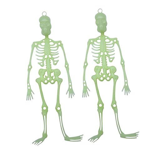 Abaodam 3 Stück Halloween-Requisiten Aufkleber Halloween-Bälle Reißzähne gefälscht Skelett Sensenmann halloween halloween schädel halloweendeko totenköpfe halloween Green von Abaodam