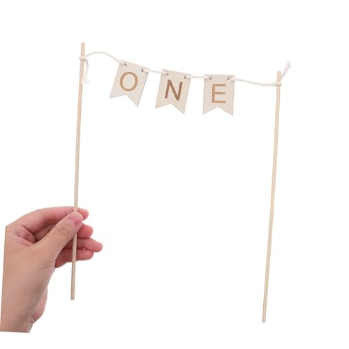 Abaodam 3 Stück Holz One Cake Topper Natürliche Geburtstagskuchendekoration Geburtstag Leicht Einzusetzen Stabiler Holz Cake Banner für Partyfeiern und Familienzusammenkünfte Abaodam 3 Stück Holz One Cake Topper Natürliche Geburtstagskuchendekoration Geburtstag Leicht Einzusetzen Stabiler Holz Cake Banner für Partyfeiern und Familienzusammenkünfte von Abaodam