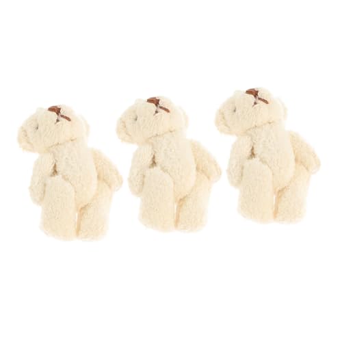 Abaodam 3 Stück Puppe aus Perlensamt Plüschtier tragen ausgestopft rucksäcke DIY Zubehör Kleidungsornament Plüschbärendekor Bärenverzierung selber Machen PP Baumwolle Beige Abaodam 3 Stück Puppe aus Perlensamt Plüschtier tragen ausgestopft rucksäcke DIY Zubehör Kleidungsornament Plüschbärendekor Bärenverzierung selber Machen PP Baumwolle Beige von Abaodam