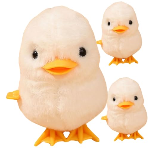 Abaodam 3 Stück Teiliges Aufziehspielzeug Cartoon Ente Wind Up Kinderparty Mitgebsel Lustiges Ostern Jungen Mädchen von Abaodam